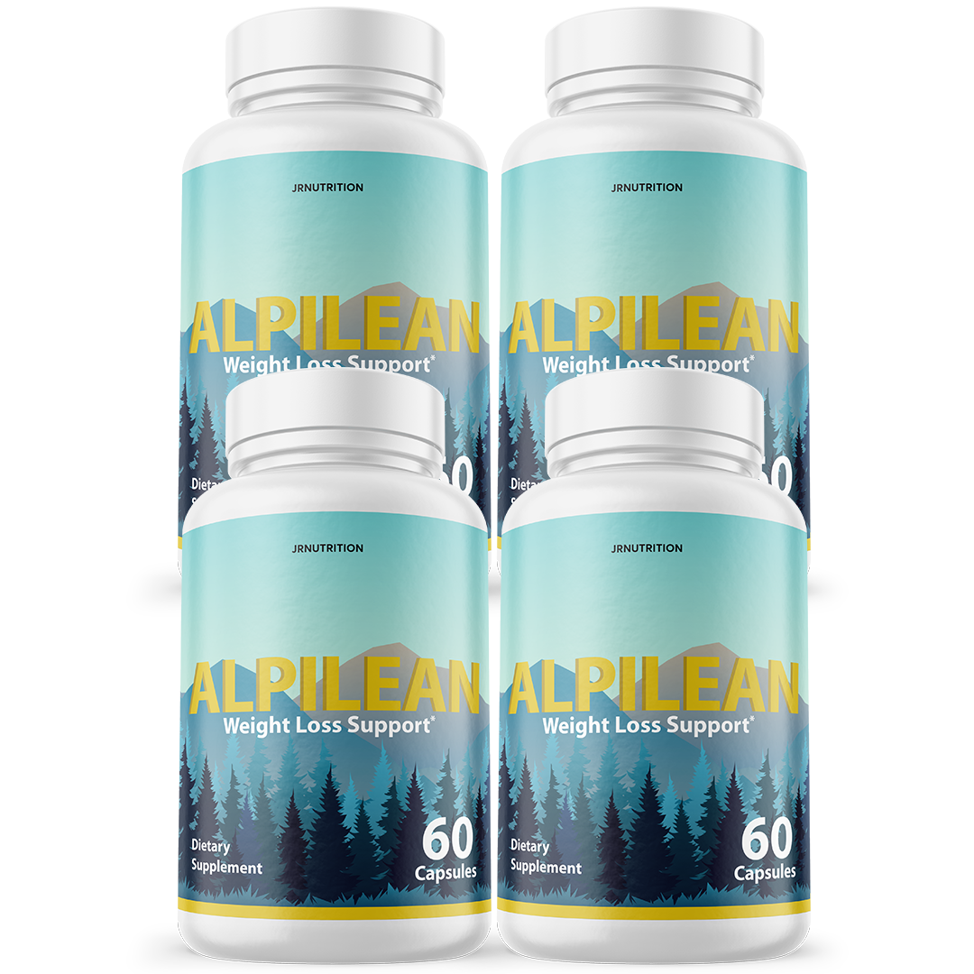 Alpilean Weight Loss Support Dietary Supplement - 60 Capsules (4 Pack)